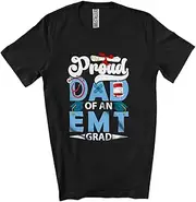 [Generic] Proud Dad of an EMT Grad; Amusing Father's Day Graduation EMT Nurse Graduate; Family Unisex T-Shirt