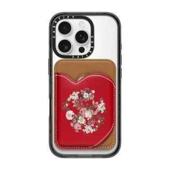 Snappy MagSafe Wallet Snappy™ BioVeg Heart Wallet MagSafe Compatible VINTAGE FLOWER MONDAY
