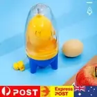 Egg Yolk Shaker Golden Whisk Eggs Spin Mixer Stiring Blender Puller (Blue)