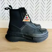 ⭐Converse Run Star Legacy Chelsea Sz 6 Men Leather Boots Platform Black A04697C