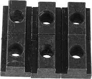 jojofuny 6pcs T-Slot Fasteners Nuts T-Track Nuts Milling Machine Hardware for Machine