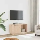 vidaXL TV Cabinet 74x35x44 cm Solid Wood Pine 2BB