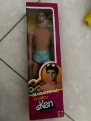 Vintage Rare 80s Mattel Sunsational Malibu Hispanic Ken Doll NOS (MIB)