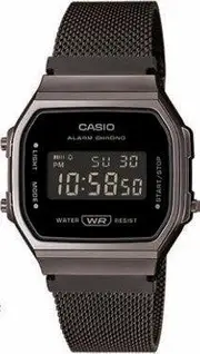 Casio Vintage Black Watch A168WEMB-1B