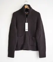 Lemaire Lambswool Blend Uniqlo Knitted Zip Up Jacket Size XL