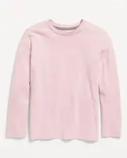 Old Navy Kids Size Large PLUS ~ Pink Softest Long Sleeve Tee T-shirt $13