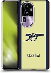 Head Case Designs Officially Licensed Arsenal FC Away 2021/22 Crest Kit Soft Gel Case Compatible with Oppo Reno10 Pro+