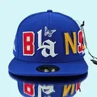 Brand About Nothing Hat Cap Snap Back Blue Los Angeles Exhibit A Wool Blend New