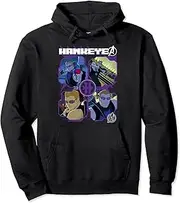 [Marvel] Hawkeye Avengers Assemble Four Square Tech Pullover Hoodie