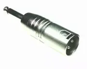 XLR (male) to 1/4" (male) unbalanced