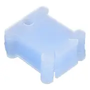 100pcs Plastic Floss Bobbins, Thread Cards Cross DIY Sewing Storage, Blue