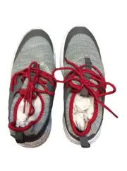 BCG Laced Shoe Boys 5 Grey Red Man Made Materials