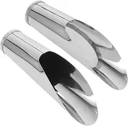 Abaodam 2Pcs Stainless Steel Soil Shovel Compact Garden Sifter Digger for Easy Planting Durable Wear Resistant Tools for Flowers Vegetables and Seedlings