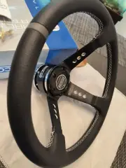 SPARCO Black Steering Wheel & Quick Release FREE Delivery & Fast Delivery
