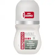 Borotalco Deodorant Men Roll-On Invisible Musky Perfume 50 Ml