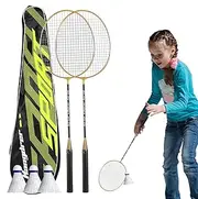 Badminton Racket, Professional Badminton Racket Set for Adults, Lightweight Badminton Equipment with Sweat Absorbing Handle for Professionals, Spor Room