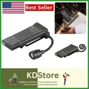 Versatile Clip-On LED Light - 70 Lumens, USB Rechargeable with Red/White Modes