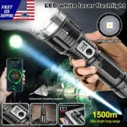 25000000Lumen Super Bright LED Flashlight Type-C Rechargeable Work Lights Zoom