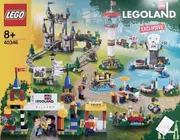 LEGO 40346 LEGOLAND Park Set: Rides, Minifigures & More!