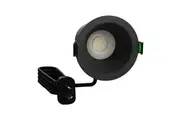 Clipsal 7W Low Glare Recessed Tri-Colour LED Downlight Kit Black | CLITPDLLGBK