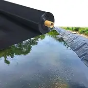 Small Pond Liner, 3x4m 3x5m 3x6m 4x8m 4x10m 4x12m 5 Mil Pond Liners for Outdoor Ponds, Black Pond HDPE Lining for Waterfall, Fish Ponds, Garden Fountain(10x12m(32.8x39.3ft))