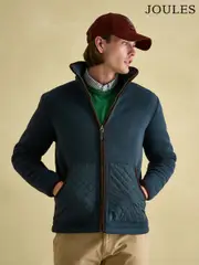 Joules Greenfield Navy Blue Full Zip Fleece Jacket (707438) | $184