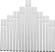 Levemolo 60pcs DIY Wind Chime Tube Aluminum Craft Material for Wind Chime Making