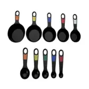 Farberware Professional Plastic Measuring-Cup & Spoon Set, Hand Wash, 10-Piece