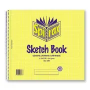 Spirax 578 Sketch Book Genuine Drawing 16 Sheets 110 GSM School Book 24.7x27cm