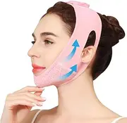 Chin Strap for Sleeping - Face V Line Lifting Mask, Double Chin Reducer, Reusable Jawline Shaper for Women