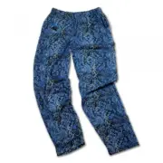 Zubaz NFL Football Men's Carolina Panthers Post Pattern Pants