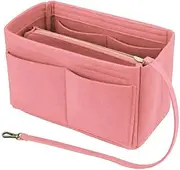 [AIMALL] Felt Bag Purse Organizer Insert For Speedy 30,35 and Neverfull MM, M, Large - Multi-Pocket Purse Insert with Detachable Zipper Pouch