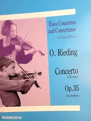 Rieding Concerto in D minor, Opus 35 (Ist Position) for Violin with Piano Accomp