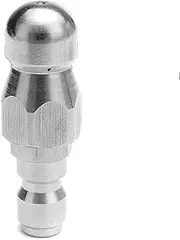 Cleaning Rotary Nozzle SENRISE 2PCS Pressure Washer Jetter Nozzle for Dredging of Sewer Pipes (1/4" 1 Front 6 Rear)