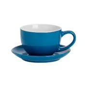 Argon Tableware 2 Piece Coloured Cappuccino Cup And Saucer Set - 250ml
