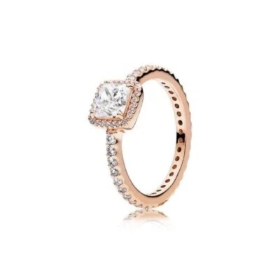 Authentic Pandora Rose Timeless Elegance Ring Size (58) 8.5