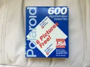 NEW Sealed Polaroid 600 High Definition Instant Color Film Exp. 02/98- 6 Photos