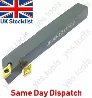 Indexable Turning Facing Tool + 2 DCMT 070204 Inserts Right Hand Tool SDJCR 12mm