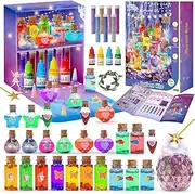 [Skirfy] Fairy Aqua Potion Kits for Girls with 23 Potion Bottles, Halloween Magic Kit Mix Potion DIY Decorations Garden Art Craft Kits Birthday Gifts,Girl Toys for Ages 8-13