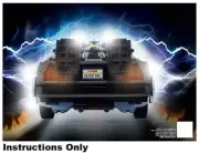 LEGO INSTRUCTIONS ONLY BACK TO THE FUTURE TIME MACHINE 10300 New from set