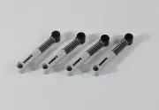 LEGO® Gray Technic Shock Absorber 6.5L Soft Spring Tight Coils [4 Pcs] ID 89953