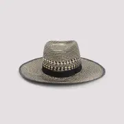 [Maison Michel] Maison Michel-Natural Beige Brisa Charles Bicolor Hat-Donna S STAND