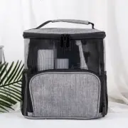 Portable Mesh Shower Caddy Organizer Storage Basket Travel Tote Bath Gym Bag New