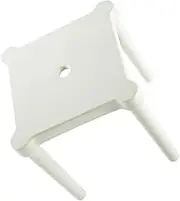ETHZZLE Easy Assembly Plastic Stool Portable Camping Stool Frosted Material Boys and Girls Storage