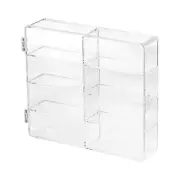 Clear Acrylic Display Case for 1:64, 8 Squares Display Box Dustproof Showcase