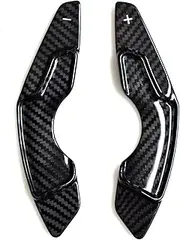 Car Steering Wheel Shift Paddles for RC 200t NX 300 is 250 300 Car Interior Refit Carbon Fiber Paddle Shifters Steering Wheel Shift Paddle New HTEOPOEKFR(Carbon Fiber Black)