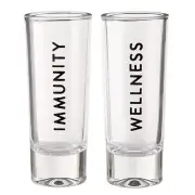 Elixir Glass Book Box Size Glass Size 1.60in D x 3.98in H Pack of 2