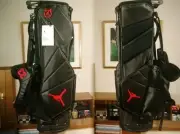 Michael Jordan Limited for Athlete Synthetic Leather Black/Red Stand Golf Bag