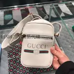 二手精品 GUCCI 古馳 LOGO 523591 簡約 百搭 斜背包 肩背包 腰包