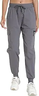[XINGPAOZHE] Women's Lightweight Cargo Pants with Pockets Stretchy Quick Dry Hiking Pants for Travel Casual Outdoor